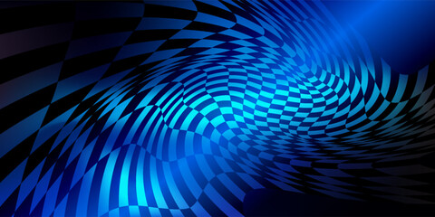 Stylish abstract background with iridescent highlights, topics close to racing and speed © Fahrezha