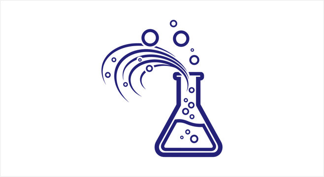 Chemical Reaction Flask Bubbling Over with Excitement.