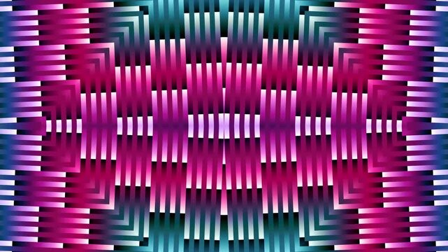 Geometric kaleidoscope patterns radiate from a central point. colorful texture ornament.