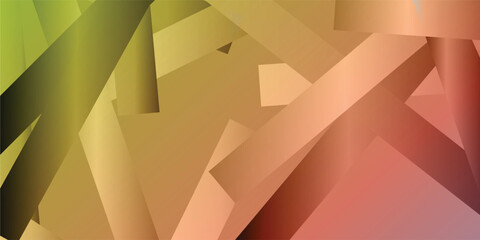 Obraz premium Abstract geometric shapes with warm color gradients.