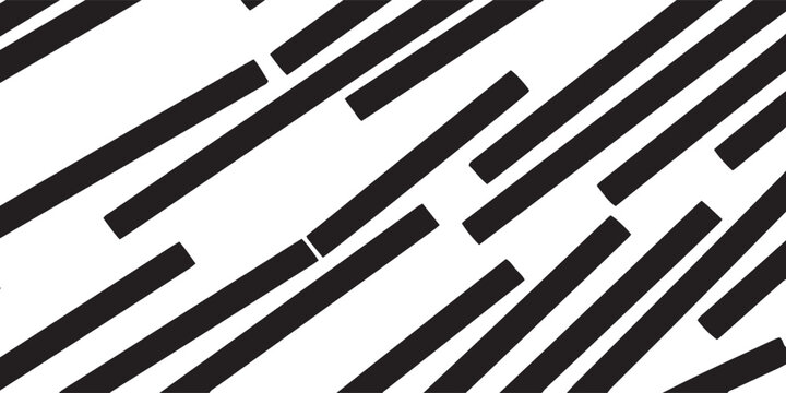 Abstract black and white geometric line pattern.