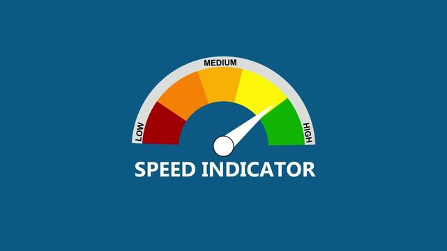 Abstract speed indicator concept graphic element of speedometer ,meter gauge level indicator .Speed indicator. Infographic of risk.