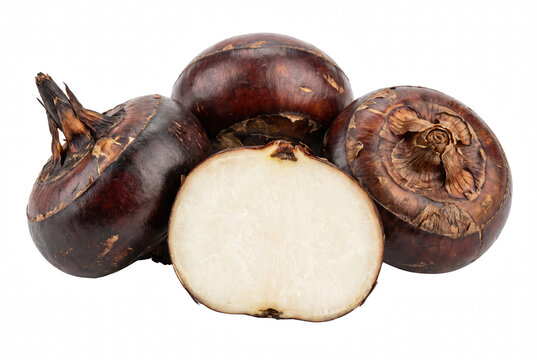 Fresh Chinese Water Chestnuts with Sliced Half