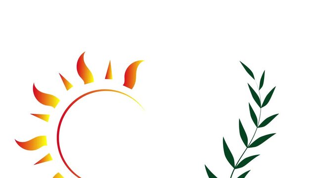 Animated Summer Sale Promotional Banner with Sun and Green Leaf Design
Creative Summer Sale Advertising Motion Graphic for Seasonal Marketing
