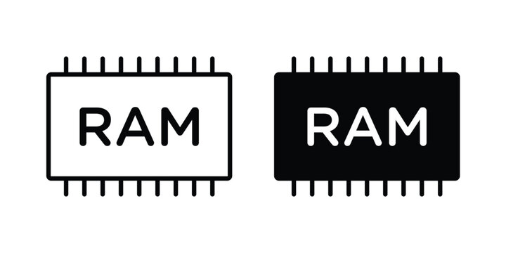 RAM memory icon