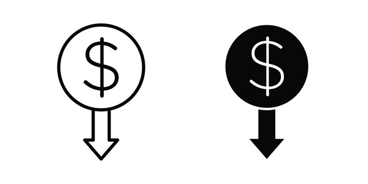 Cost reduction icon