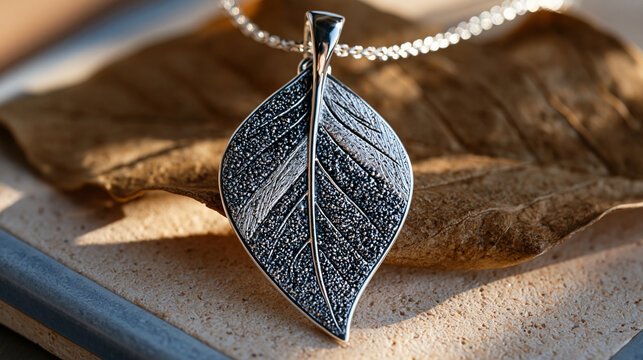 Fired sterling silver metal clay pendant cooling on ceramic kiln shelf, sintered granular surface texture contrasting with burnished high points, tool marks preserved through firing, fine silver gra