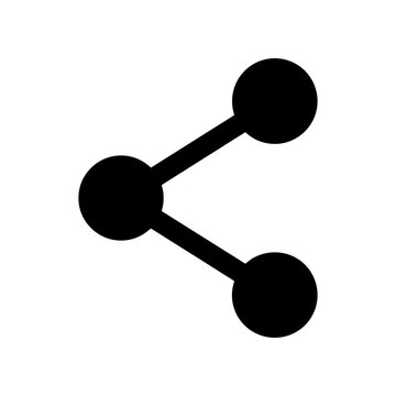 Share button vector icon.