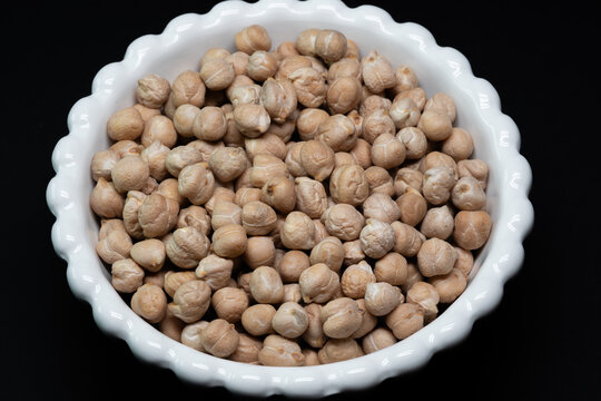Still life of dried chickpeas