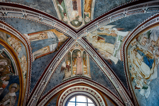 Subiaco. The Monastery of Saint Benedict, or Sanctuary of the Sacred Cave
