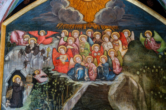 Subiaco. The Monastery of Saint Benedict, or Sanctuary of the Sacred Cave