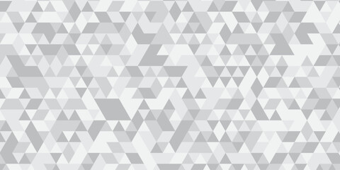 Obraz premium Geometric paper triangle origami white, gray square cube low polygon triangulated. abstract random cube low polygon triangle textile web template corporate creative design.