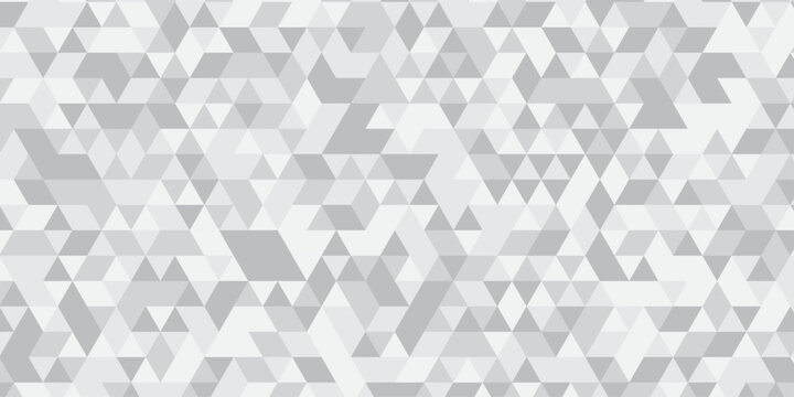 Geometric paper triangle origami white, gray square cube low polygon triangulated. abstract random cube low polygon triangle textile web template corporate creative design.