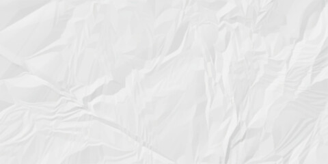 Naklejka premium Creased paper parchment white blank page detail wrinkle blank white canvas. old paper crumple texture wrinkle. vintage parchment empty letter texture.