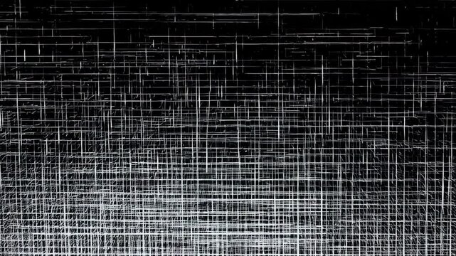 Dynamic abstract lines forming an intricate pattern in motion