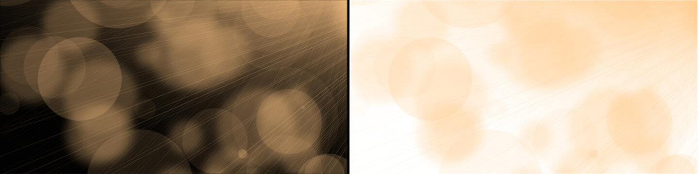Abstract golden background with bokeh circles and diagonal light rays, ideal for overlay in photo editing and design.