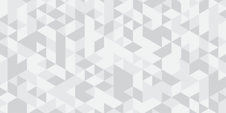 Abstract paper grid rectangle pattern origami white, gray square cube triangulated random cube low polygon triangle textile corporate creative wallpaper design.