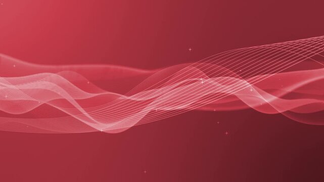 Abstract wavy lines flowing across background with subtle stars smooth gradient, modern minimalist tech aesthetic