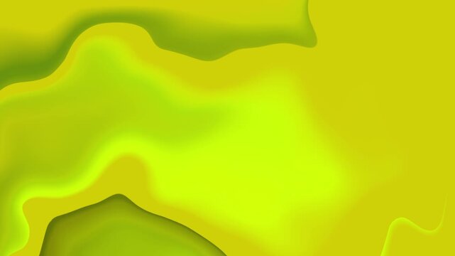 Abstract lime green fluid wavy background with seamless looping animation. This is ideal for modern motion graphics and dynamic website headers.