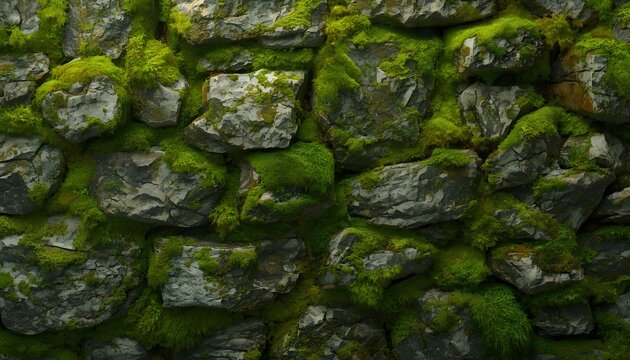 moss on stone
