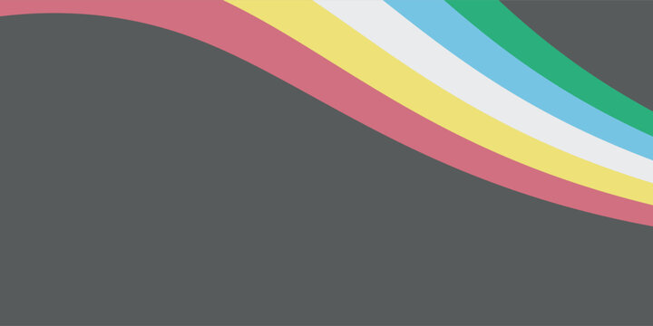 Disability pride flag. Color stripes representing a form of impairment