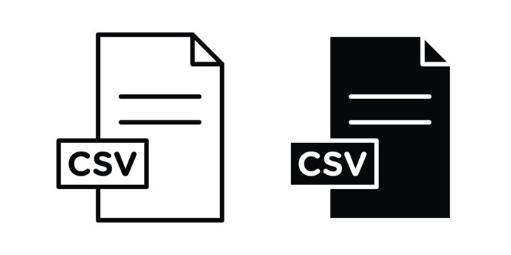 Download CSV file icon