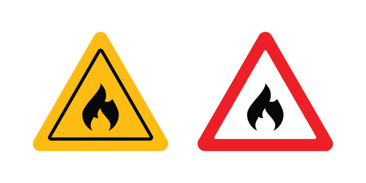 Fire warning sign