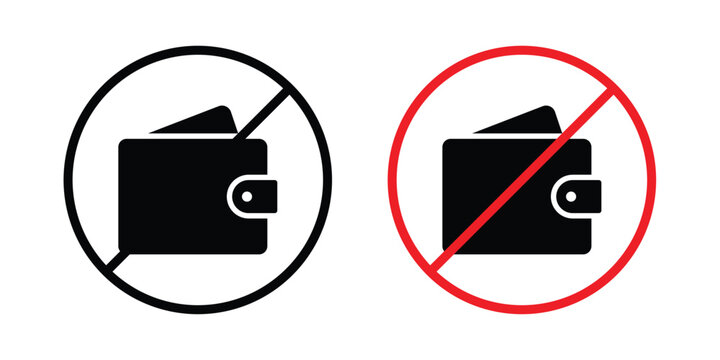 No wallet sign