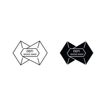 CEF Mode Switch and Super Burst Hexagon Icons in Line Art Style