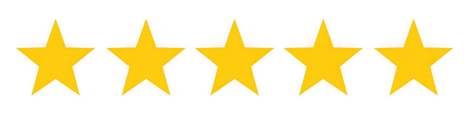 Fototapeta premium Five star rating