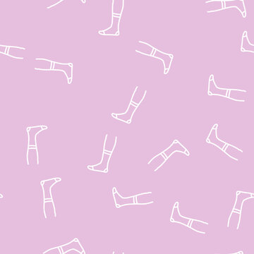 textile sock vector line seamless pattern textile sock sign illustration