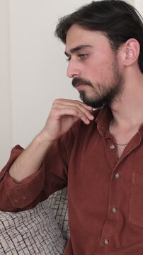 Sitting Couch Man
