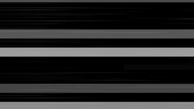 Abstract horizontal lines stretch across a clean dark backdrop. Minimalist horizontal lines create professional presentation layout spaces. Motion graphic design with horizontal lines.