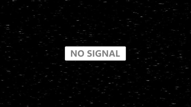 Classic television screen displays a digital signal failure notice. Retro television screen visualizes vintage broadcast system timeouts. Technical tracking with a television screen.
