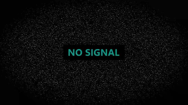 Classic television screen displays a digital signal failure message. Retro television screen simulates old broadcast transmission errors. Creative media asset using a television screen.