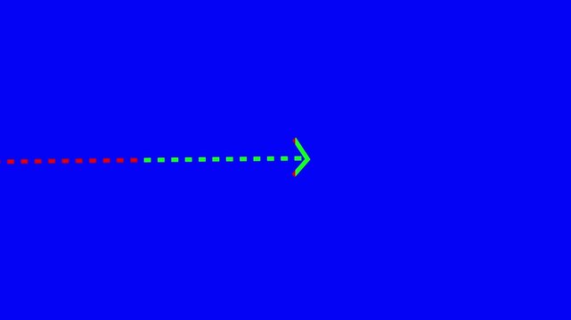 Growing arrow on black. Profit arow .concept, growing chart. Concept of sales symbol icon with arrow moving up. Economic Arrow With Growing Trend,4k video. arrow animation, 4