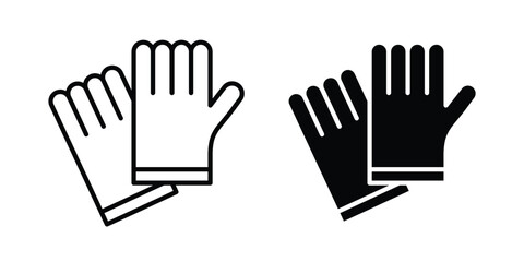 Fototapeta premium Gloves icon