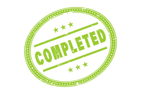 Stamp design for course completed, stamp PNG