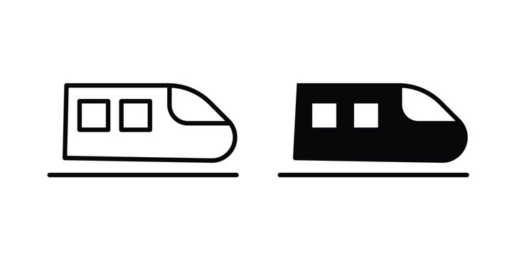 Metro train icon