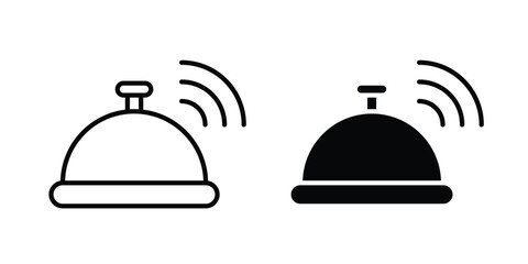 Fototapeta premium Reception bell icon