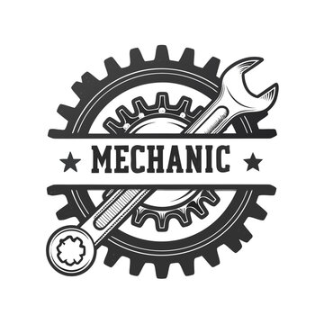 Professional Mechanic Workshop Logo Design