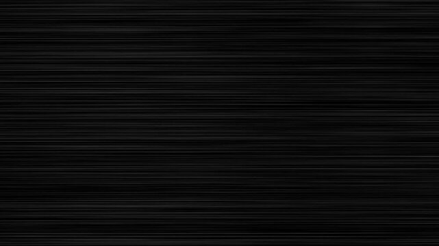 Abstract horizontal lines stretch across a clean dark backdrop. Minimalist horizontal lines create professional presentation layout spaces. Motion graphic design with horizontal lines.