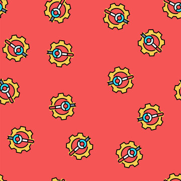rapid application development software vector seamless pattern rapid application development software sign illustration