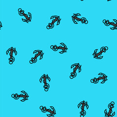 Naklejka premium anchor tattoo art vintage vector seamless pattern anchor tattoo art vintage sign illustration