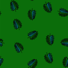 philodendron tropical leaf vector seamless pattern philodendron tropical leaf sign illustration © vectorwin