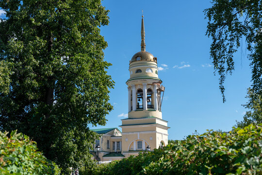 Holy Trinity Cathedral is Orthodox Church of Kamenskaya diocese in Kamensk-Uralsky city, Sverdlovsk region, Ural