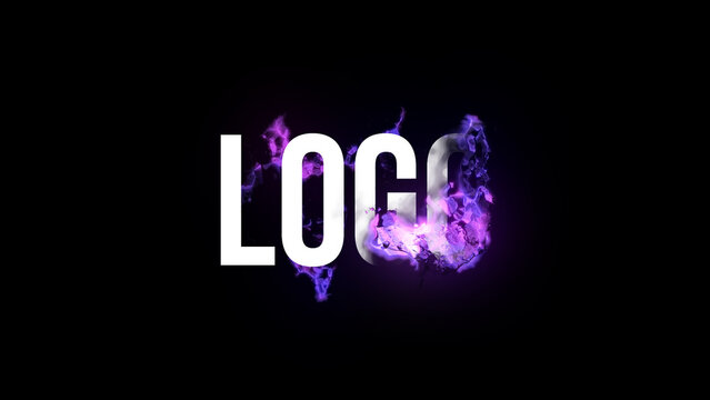Logo Electric &ndash; Lightning Energy Logo Reveal Animation, Electric Sparks Effect, High Voltage Branding Intro for Promo, Gaming and Cinematic Video