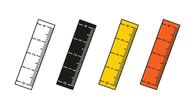 Yellow tape measure isolated on white background measuring tool for construction length and size measurement