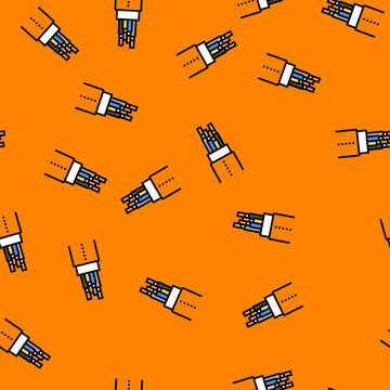 halogen free flame retardant cable vector seamless pattern halogen free flame retardant cable sign illustration