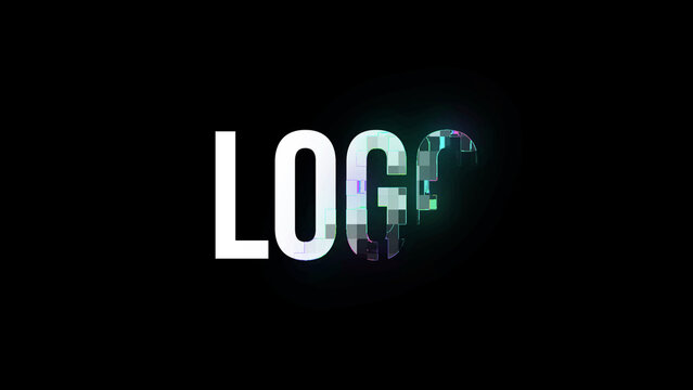 Logo Digital &ndash; Futuristic Glitch Logo Reveal, Digital Data Animation, Modern Tech Branding Intro for Promo, Broadcast and Social Media